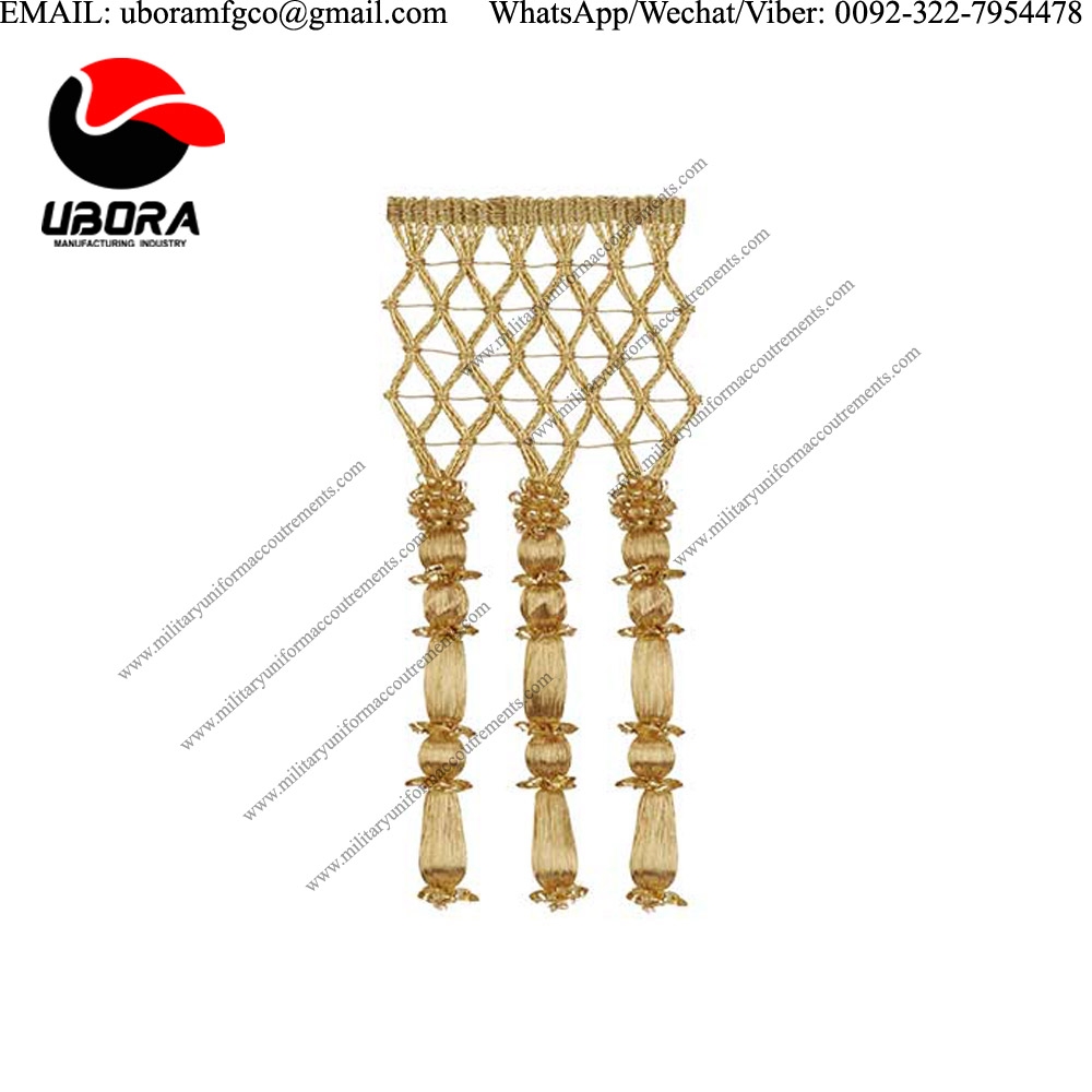 Entrefino gold lattice fringes Gold Bullion wire thread metalic fringe tassel high quality church 